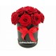 Букет 15  красных роз  в коробке 